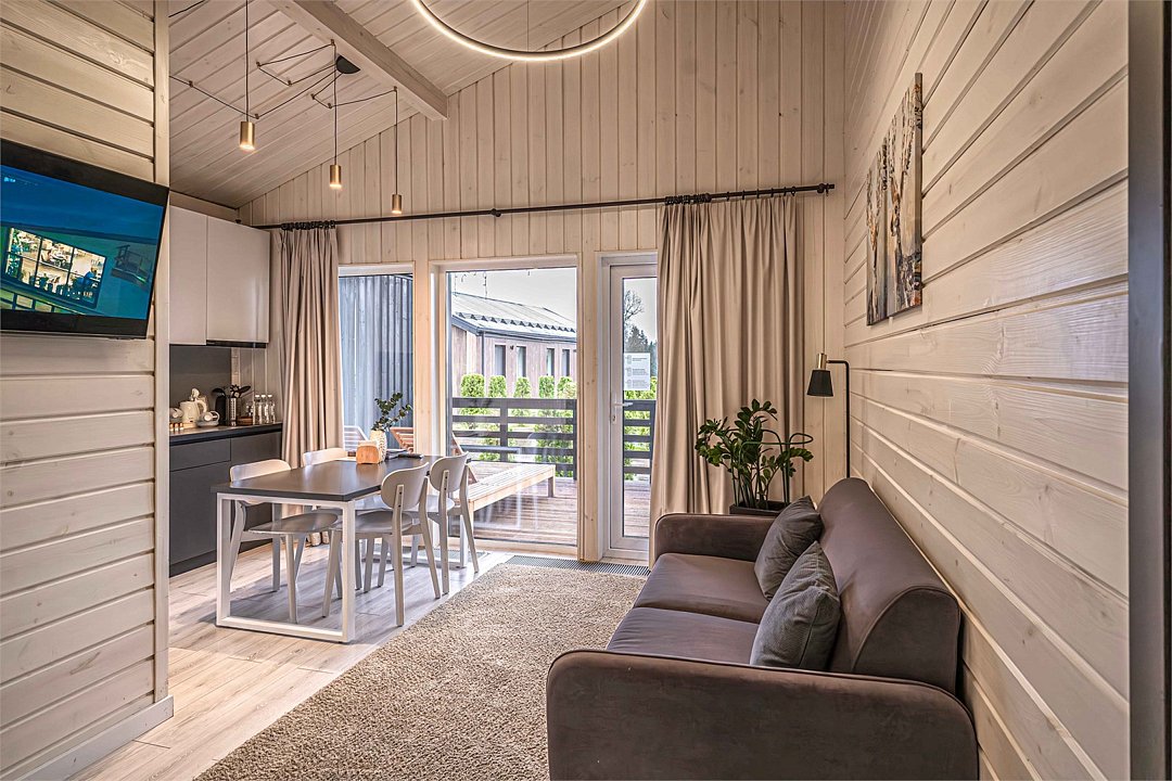 Коттедж 4-местный 3-комнатный (Forest Le Petit BBQ, с купелью)