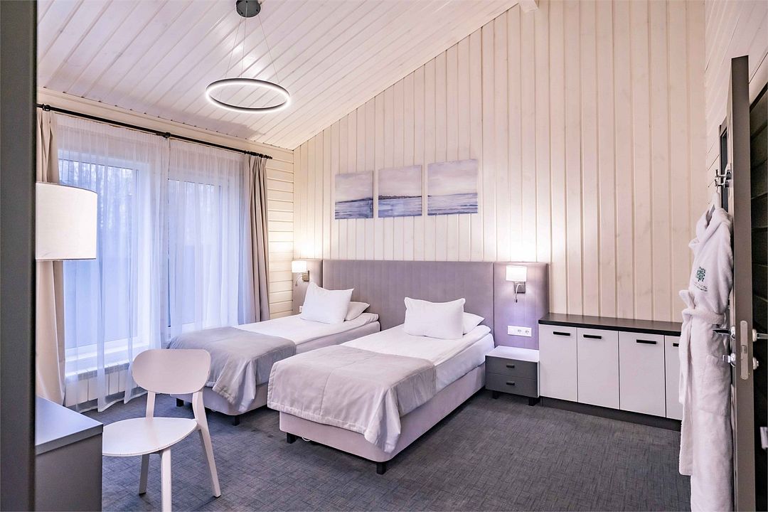 Коттедж 4-местный 3-комнатный (Forest Le Petit BBQ, с купелью)