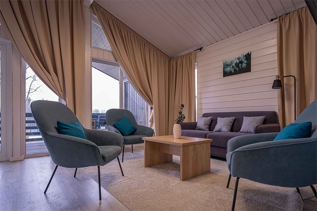 Коттедж 4-местный 3-комнатный (Forest Grand BBQ)